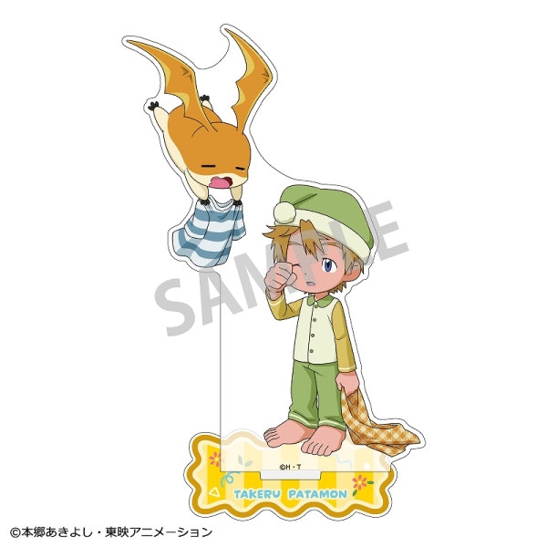 デジモンアドベンチャー トレーディングメタリック缶バッジvol.1＿寝起き