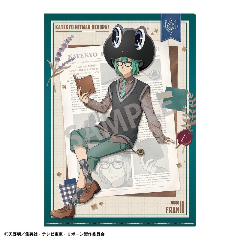 CF2011 限定 A3クリアポスター 家庭教師ヒットマンREBORN 沢田綱吉