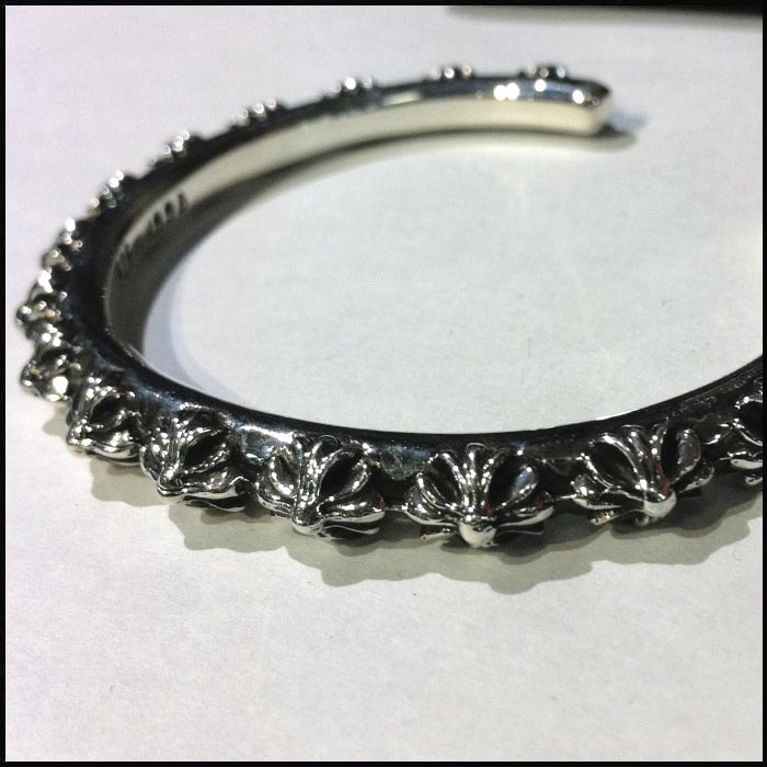 即納】CHROME HEARTS クロムハーツ シルバー バングル ブレスレット