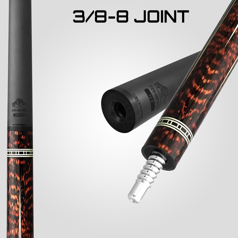 Rhino ライノ キュー Retro レトロ スネークウッド調 リザードグリップ