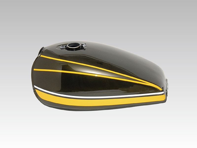 ゼファー400 Z2タイプスチールタンクセット(Z2キャップ)ソリッド