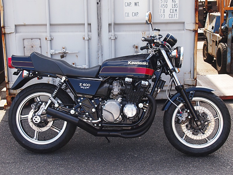 ゼファー400 FXタイプタンクセット(E4ブルー)前期シート【納期はお