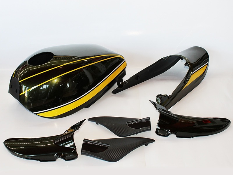 Z900RS Z1 Style外装カバーセット 黄タイガー【納期はお問い合わせ
