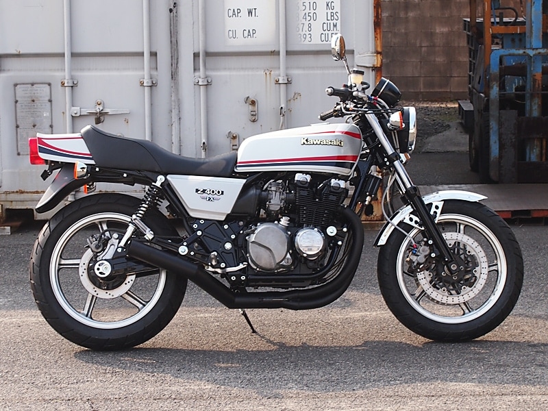 ゼファー400 FXタイプタンクセット(E1シルバー)前期シート【納期はお