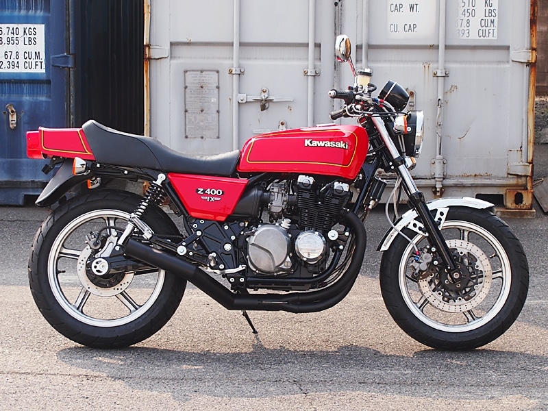 ゼファー400 FXタイプタンクセット(E2レッド)前期シート【納期はお