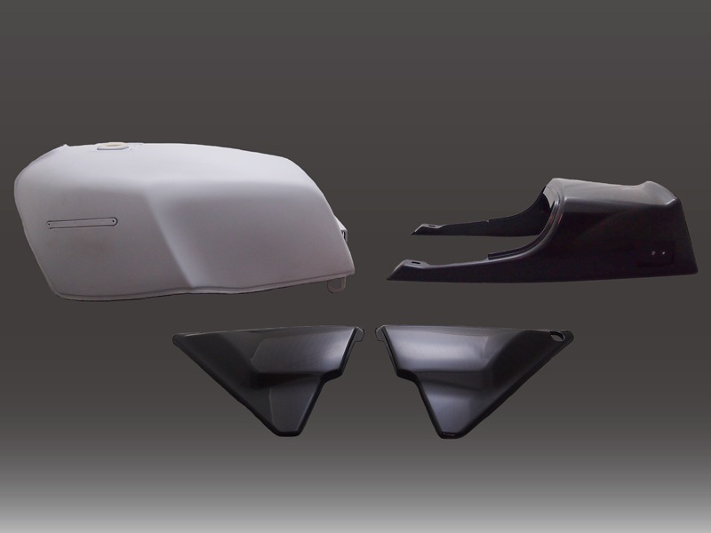 ゼファー750 FXタイプタンクセット 無塗装（ペイントベース）750FX