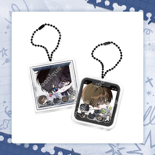 特典贈呈] 「十八歳のベッド」 アクリル シェーカーキーリング (2種1択