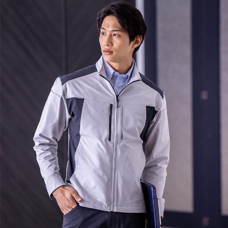 作業服ストレッチの通販－長袖ブルゾン・業務用ジャンパー【e-UNIFORM】
