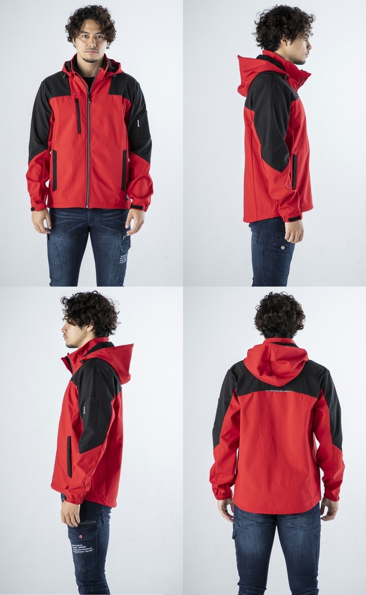 防寒着 マウンテンパーカー 裏面フリース 防風 軽撥水 保温 TULTEX