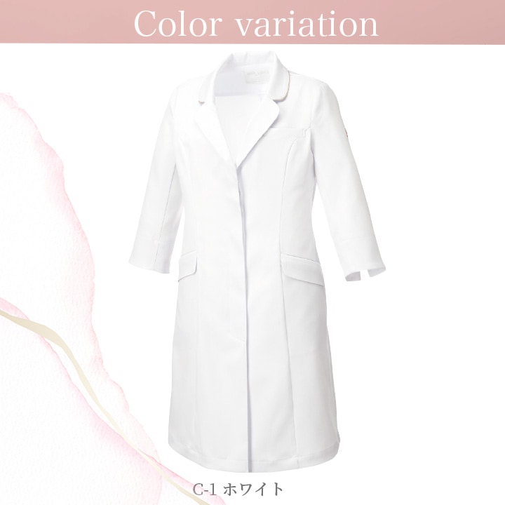 ミッシェルクラン ドクターコート 白衣 MK-0012 レディース 医師 医療