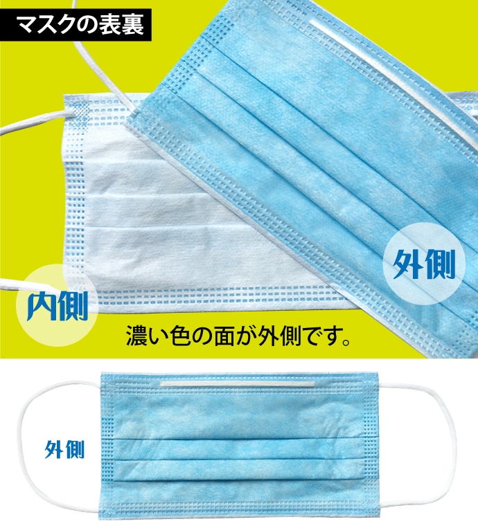 医療用3層マスク】プレガードマスク プレミアム ホワイト/ブルー