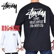 アウトレット返品不可】 STUSSY ステューシー ロンT 長袖 Tシャツ 白
