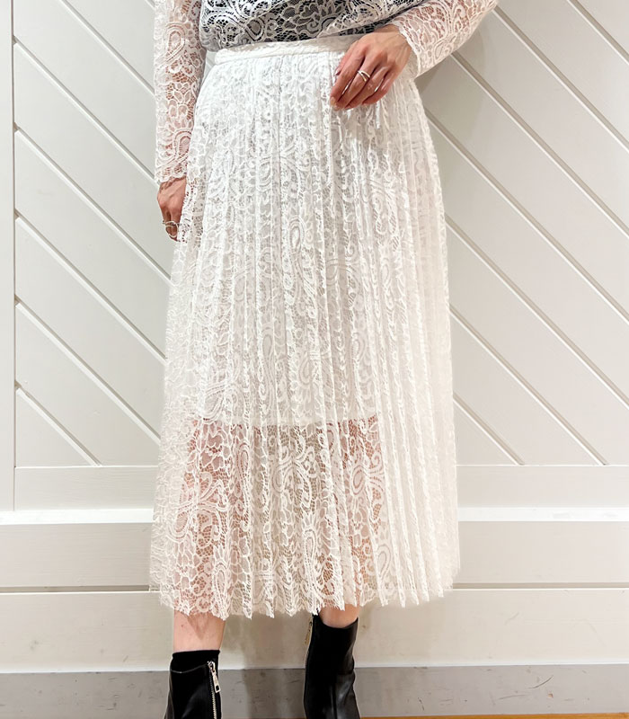 SALE】【Adonisis】カラーレースプリーツスカート○☆S23329 | WEAR