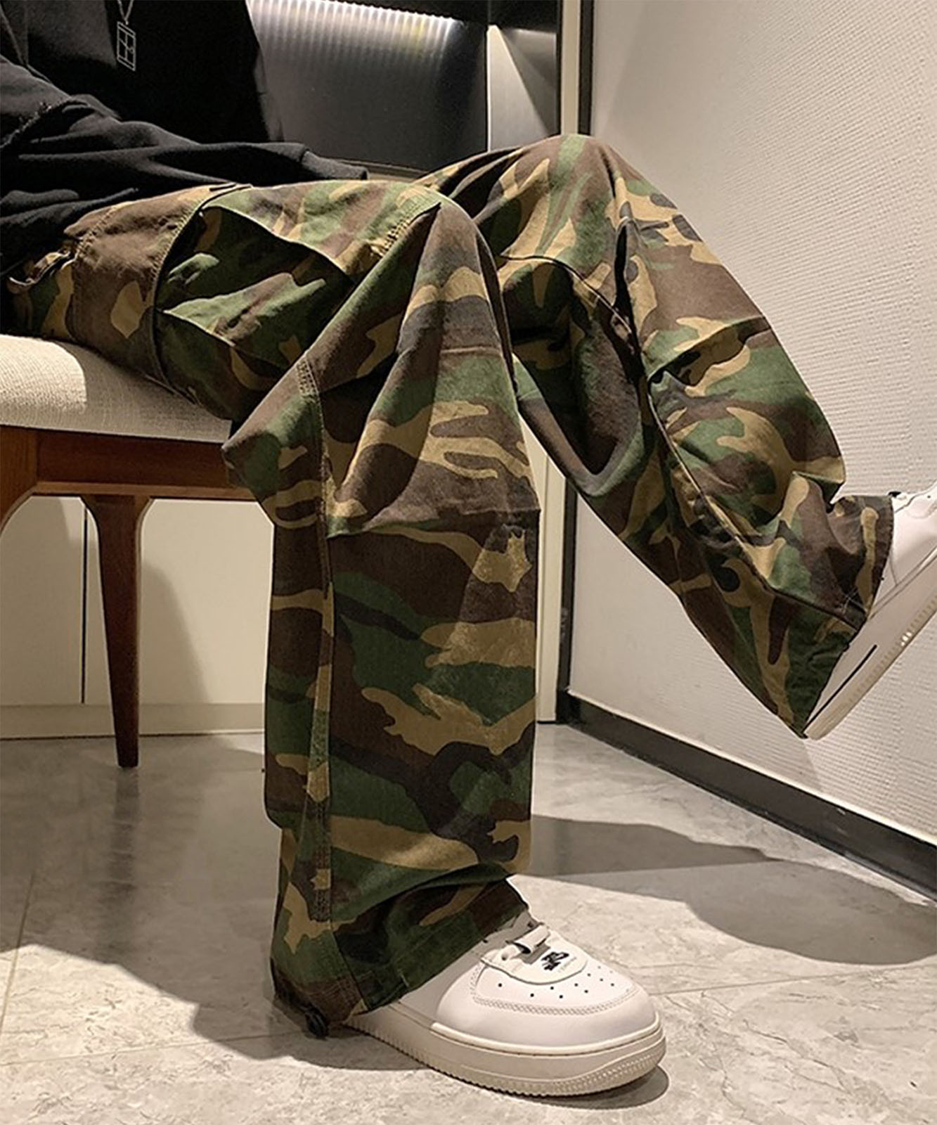 ベーシック 迷彩 ミリタリー カーゴパンツ TA884Z