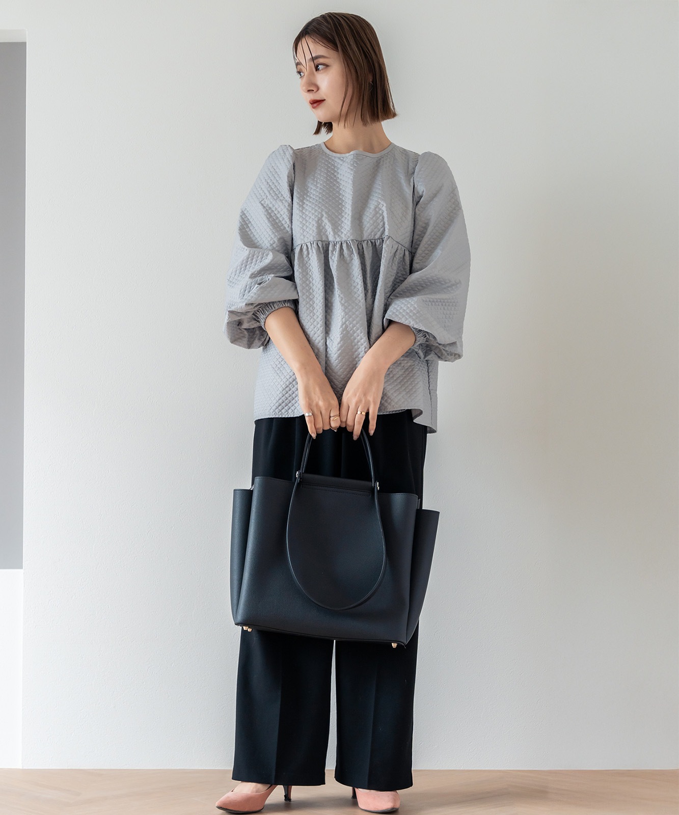 Rename 】 ダブルハンドル 2way トートバッグ レディース ブランド