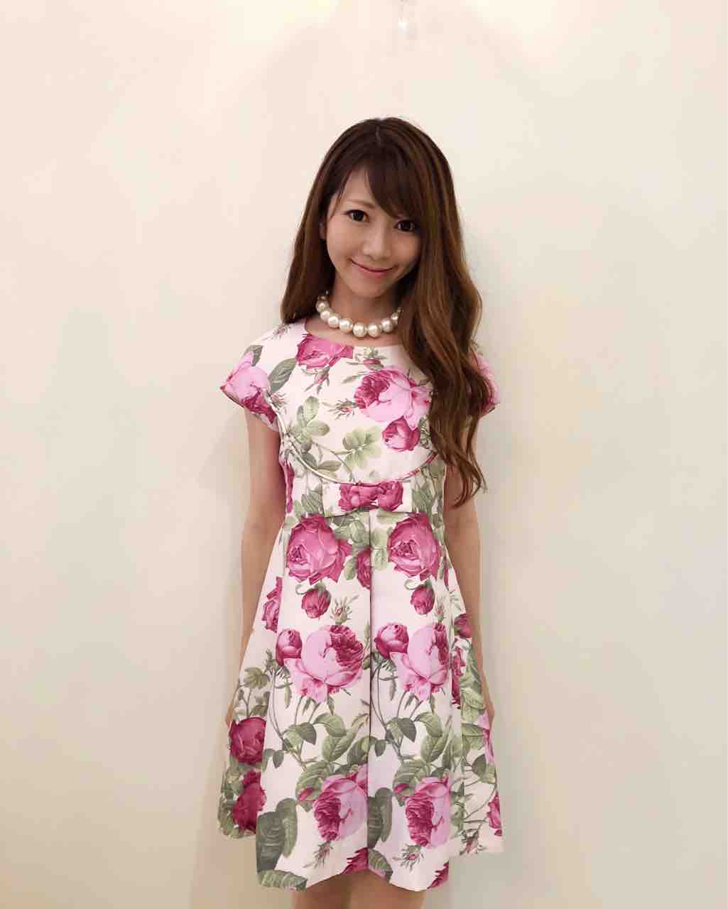 フレンチドールワンピ【メリーベルローズ柄】 ： JESUS DIAMANTE