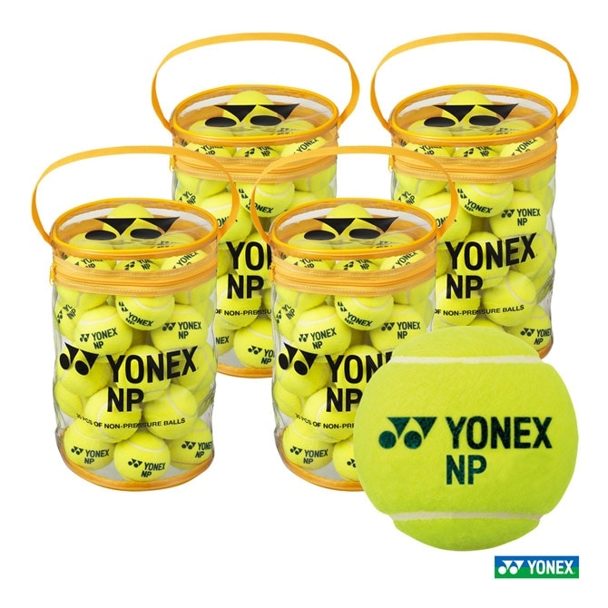 ヨネックス YONEX テニスボール NP（エヌピー） 30球入 1箱（4袋/120球