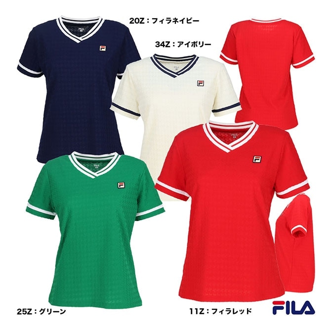 フィラ FILA テニスウェア レディス ゲームシャツ EL0028 | メーカー