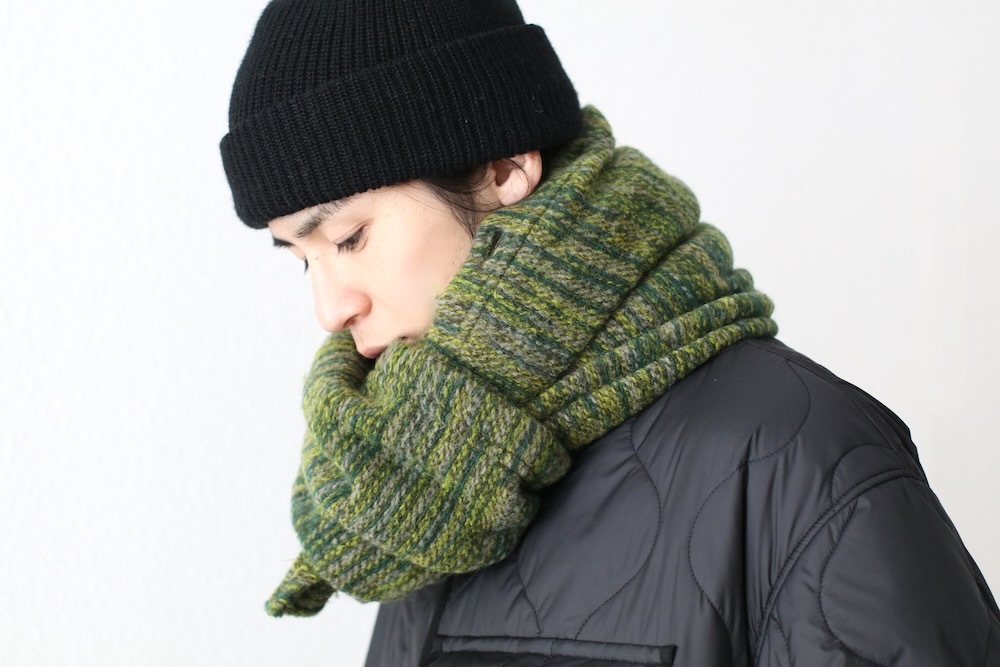 ガーメンツ　ストール Button Shawl - Crochet Knit - Engineered Garments/エンジニアド ガーメンツ Button Shawl - Pattern