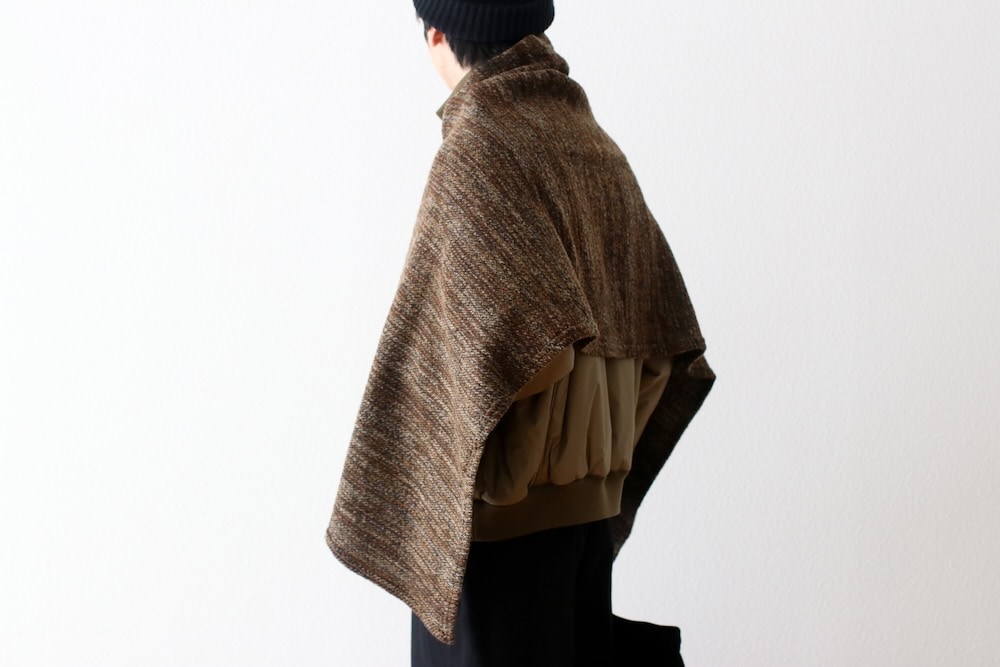 ENGINEERED GARMENTS ショール ENGINEERED GARMENTS (エンジニアードガーメンツ) Button Shawl -Poly