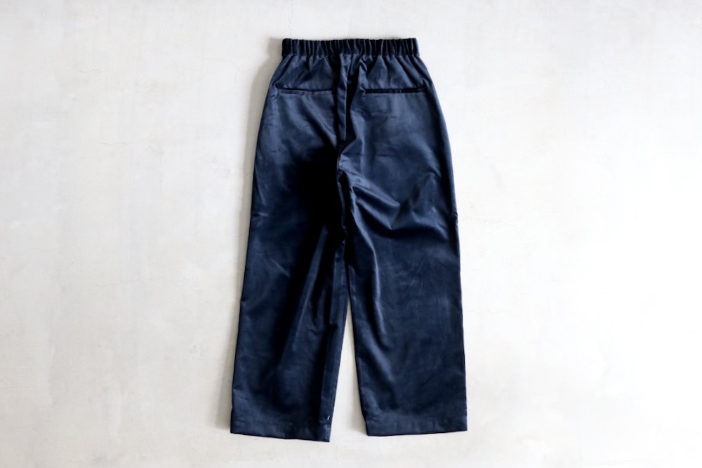 WOMEN'S】TOUJOURS（トゥジュー）“Easy Trousers -WASHED COTTON