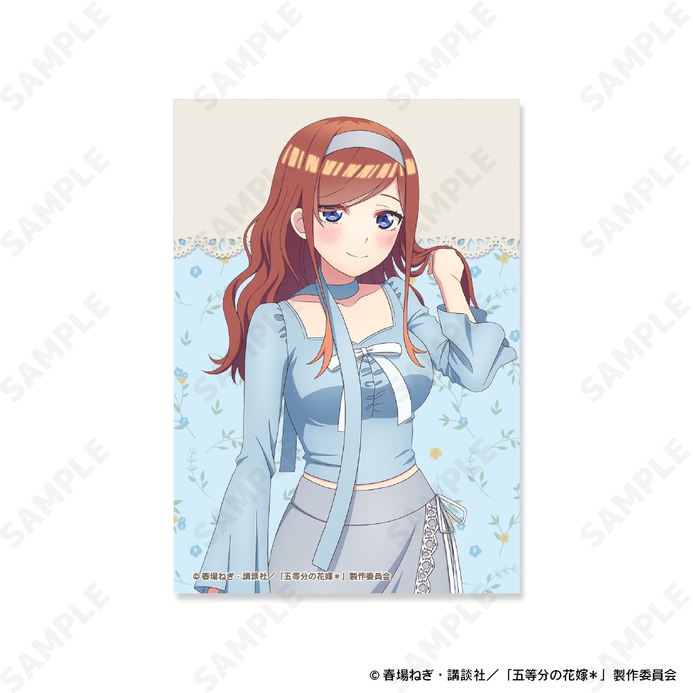 予約販売】五等分の花嫁＊ クリアファイル＆ブロマイドセット 3.中野三