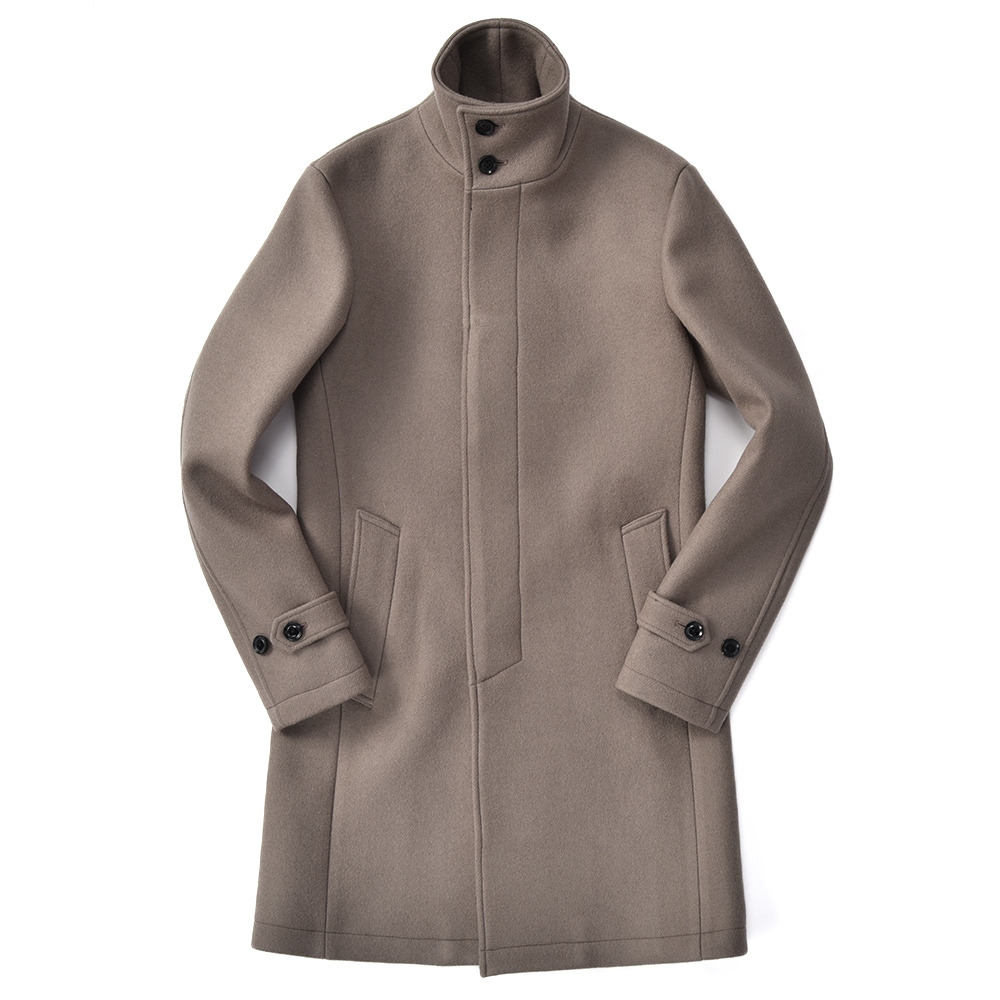 JUNHASHIMOTO ジュンハシモト C04 H3 STAND COLLAR COAT カシミヤ