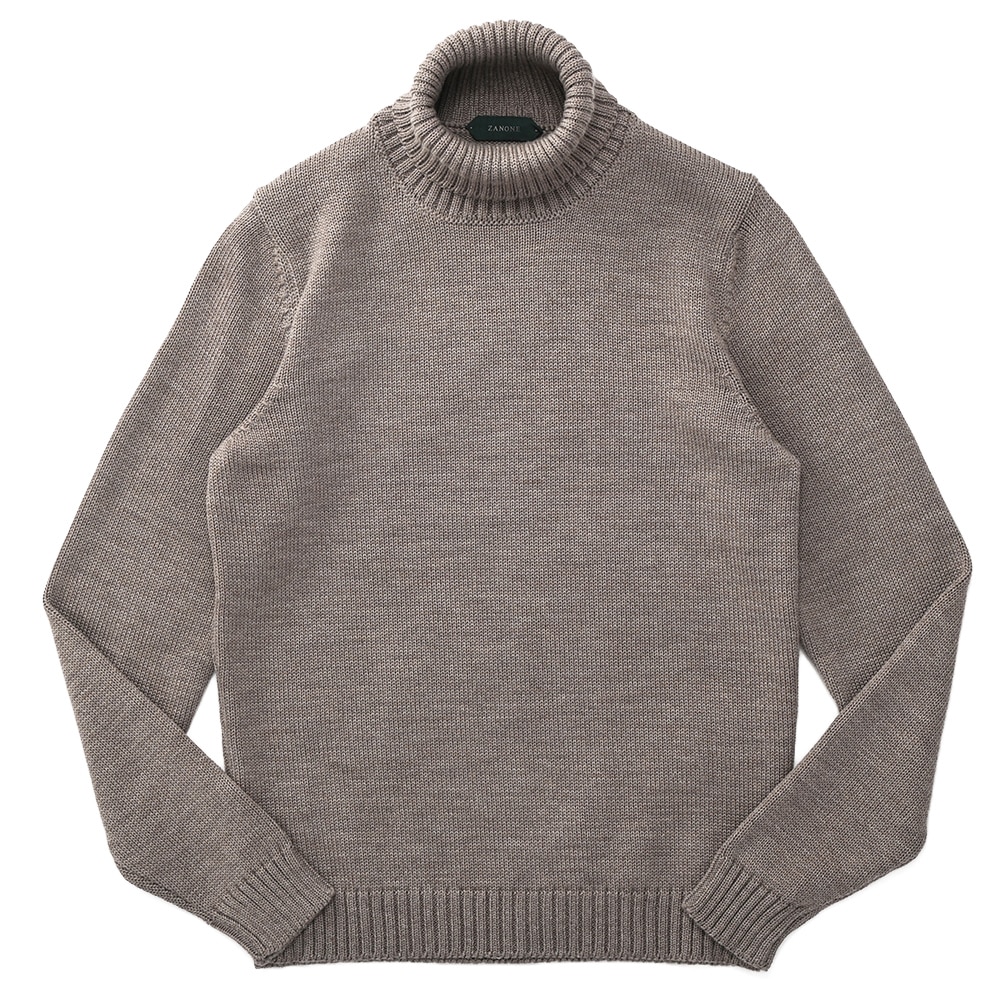 ZANONE ザノーネ DV ミドルゲージ タートルネック ニット 812516-ZR229