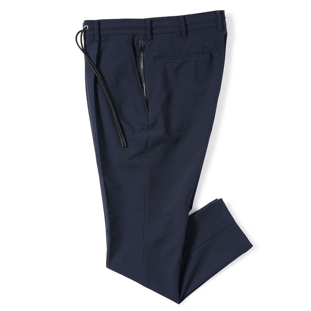 JUNHASHIMOTO ジュンハシモト SEERSUCKER EASY TUCK PANTS シア