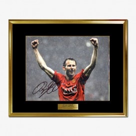 ギグス直筆サイン入りマンチェスターU 07/08フォト | THE DUGOUT