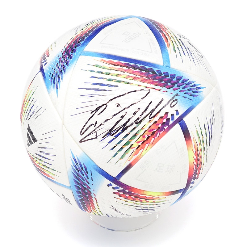 ロナウド直筆サイン入りW杯2022サッカーボール | THE DUGOUT