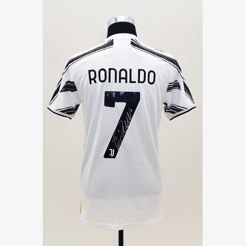 ロナウド直筆サイン入りユベントス20/21ホームユニフォーム | THE DUGOUT