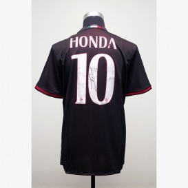 本田圭佑 直筆サイン入り選手支給ACミラン13/14ホームユニフォーム