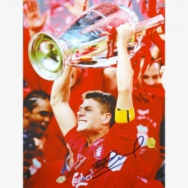 ジェラード直筆サイン入りリバプール14/15ホームユニフォーム | THE DUGOUT