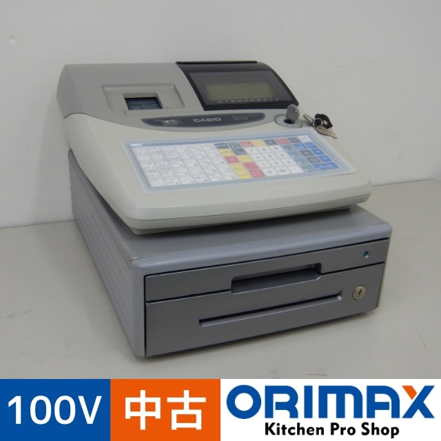 中古】 A06270 電子レジスター カシオ TK-110 100V 幅36cm 【業務用