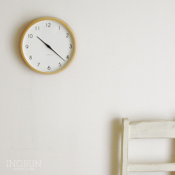 レムノス Lemnos CASA Campagne 壁掛け時計 電波時計 ナチュラル PC10