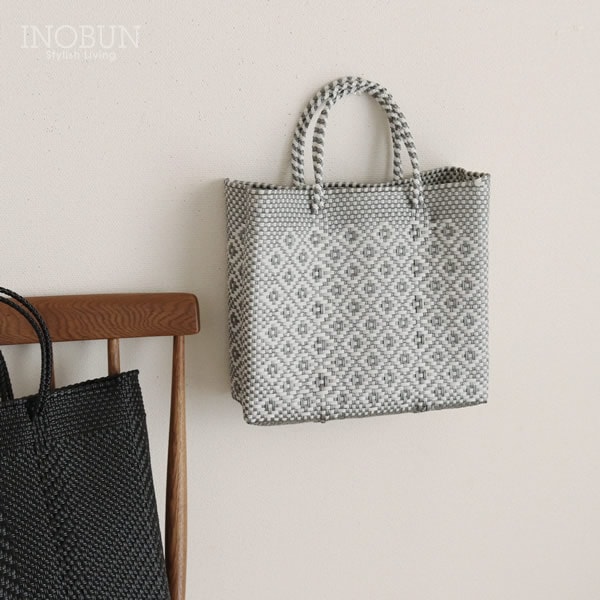 再入荷予定なし】メルカド バッグ レトラ Sサイズ 花柄 シルバー