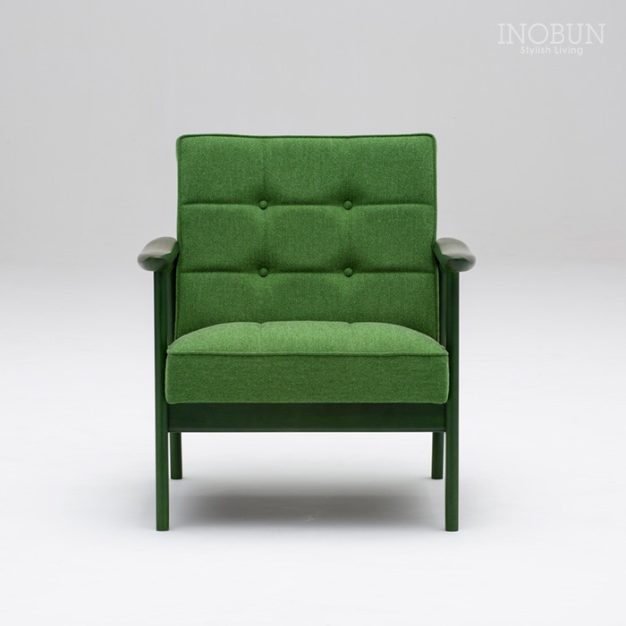 カリモク60 Kチェア 1シーター グリーングリーン モスグリーン
