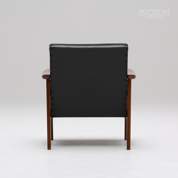 カリモク60 Kチェア 1シーター スタンダードブラック ウォールナット