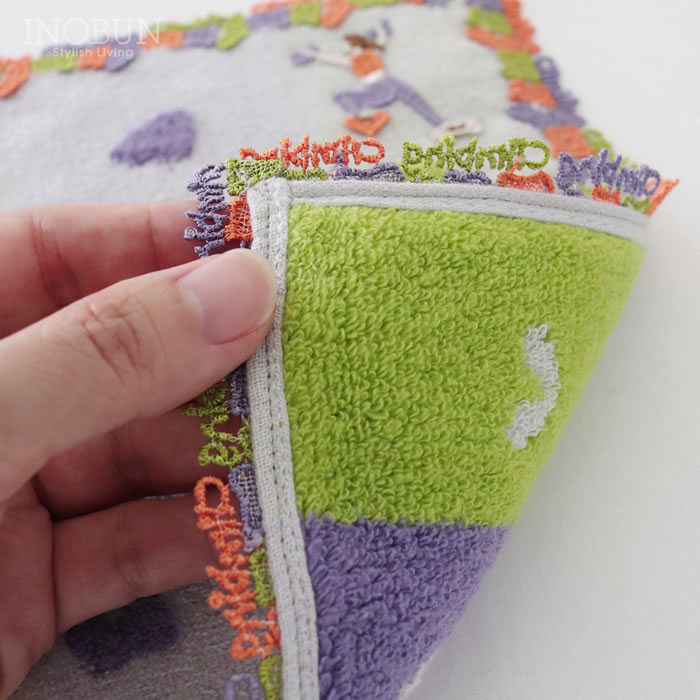 近沢レース店 ボルダリング オレンジMIX シーズンタオルハンカチ