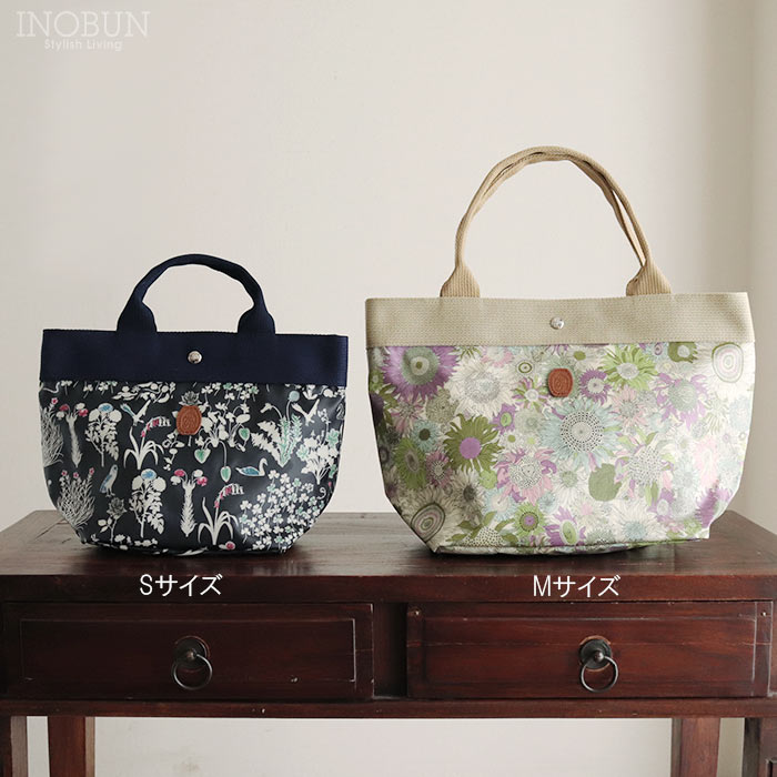 Coupole リバティ 舟形トートバッグ Sサイズ Strawberry Thief/LE