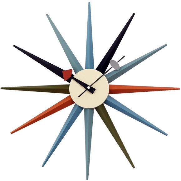 ジョージ・ネルソン サンバーストクロック マルチカラー 正規