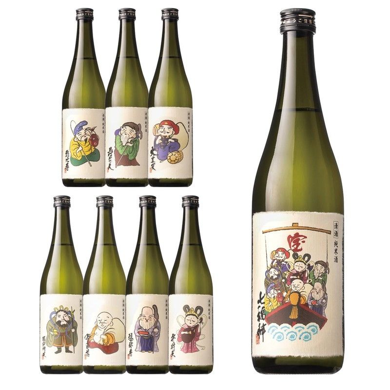 七福神8本セット 日本酒 | 日本酒 | 酔神くらぶ