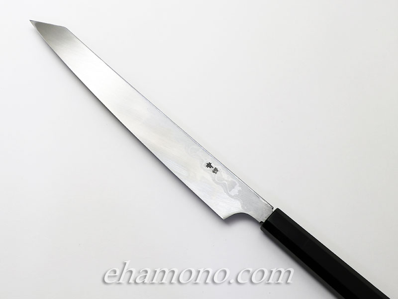 堺孝行 青龍 青二鋼ダマスカス 切付柳刃270