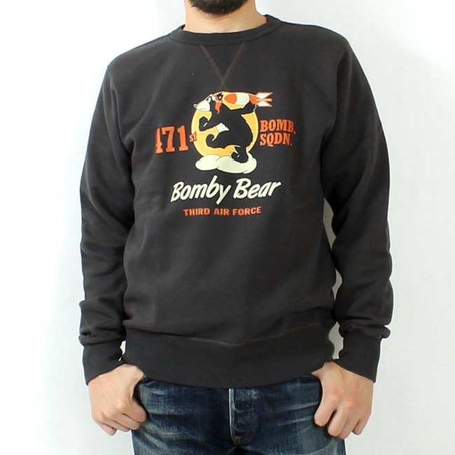 BUZZ RICKSON'S ミリタリープリントスウェット 471st BOMB. SQ