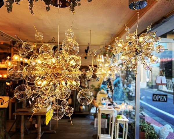 バブルシャンデリア 12灯 ゴールド（φ750mm） | EL JEWEL