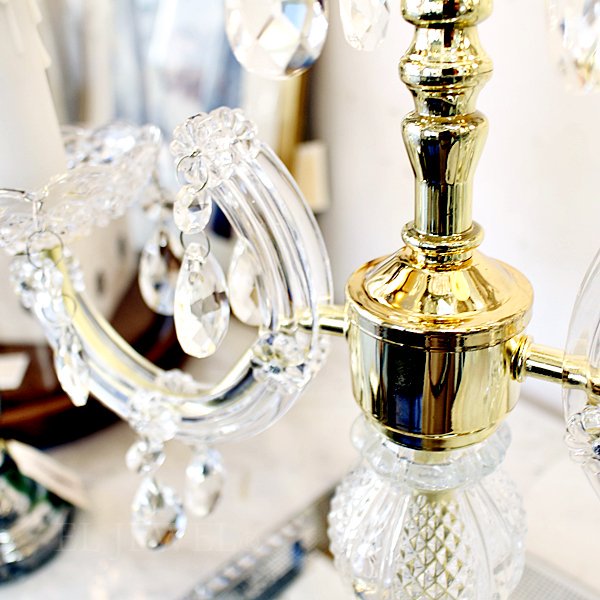 シャンデリアキャンドルタッチランプ3灯（H55cm） | EL JEWEL