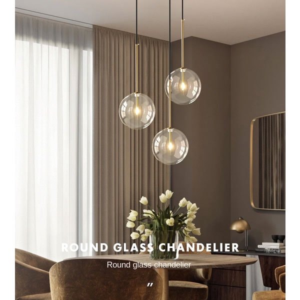 リーズナブル】ガラスシェードペンダントライト 1灯 ゴールド