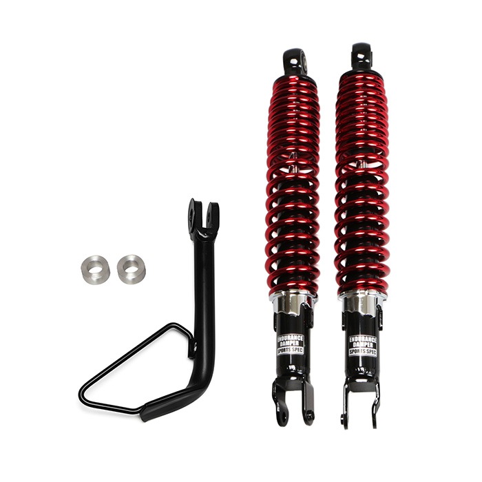 PCX JK05 PCX160 KF47 ('25.2～) ローダウンキット (黒ボディ/赤