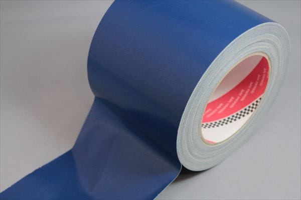 寺岡 145 オリーブカラー布テープ 100mmX25m 1箱 18巻入 青・ブルー